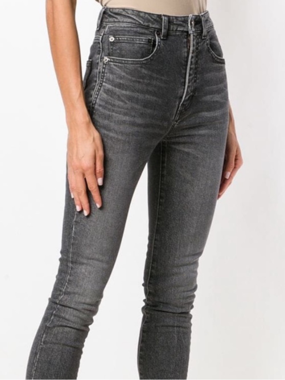 Saint Laurent High-Rise Skinny Jeans